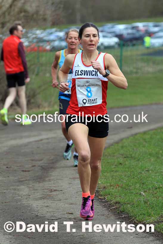 Senior Women and Veteran Women (Over 35s) and Vetreran Men (Over 50s), 2023 NECAA Royal Signals Relays, Hetton le Hole, County Durham. Photo: David T. Hewitson/Sports for All Pics